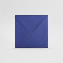 Enveloppe Bleu Petit carré