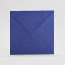 Enveloppe Bleu Grand carré