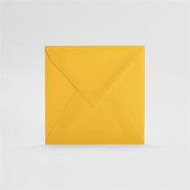 Enveloppe Jaune Petit carré