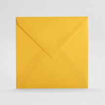 Enveloppe Jaune Grand carré