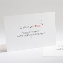 Carte de voeux Voeux 100% à créer paysage 2023 - Blanc - Monfairepart