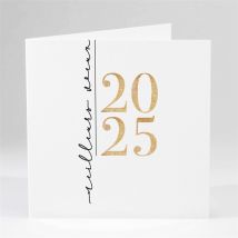 Carte de voeux Calligraphie