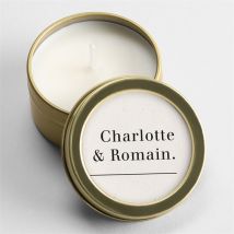 Bougie mariage Absolument personnalisable - 5 cm, 2,5 cm de hauteur - Monfairepart