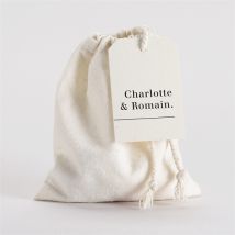 Pochon mariage Absolument personnalisable - 10 cm x 12 cm - Monfairepart
