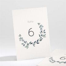 Numéro de table mariage Rien que Nous personnalisable - 9,5 x 13,8 cm - Monfairepart