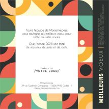 Carte de voeux virtuelle image entreprise Graphisme Bauhaus
