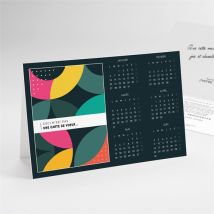 Carte de voeux Illustrateur calendrier