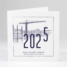 Carte de voeux BTP
