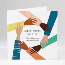 Carte de voeux Solidaires