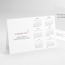 Carte de voeux Professionnel calendrier