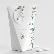 Boîte de dragées confirmation Belle Poésie étui