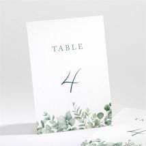 Numéro de table mariage Lyrisme personnalisable - 9,5 x 13,8 cm - Monfairepart