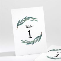 Numéro de table mariage Notre Chemin personnalisable - 9,5 x 13,8 cm - Monfairepart