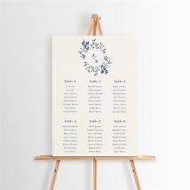Plan de table mariage Notre Idylle personnalisable - 29,7 x 42 cm - Monfairepart