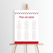 Plan de table mariage Humour original personnalisable - 29,7 x 42 cm - Monfairepart