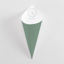 Cornet confettis mariage Tout pour Toi personnalisable - 14,3 cm x 14,3 cm - Monfairepart