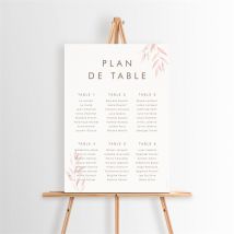 Plan de table mariage Notre Lien personnalisable - 29,7 x 42 cm - Monfairepart