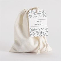 Pochon mariage Toi c'est Moi personnalisable - 10 cm x 12 cm - Monfairepart