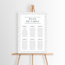 Plan de table mariage Toi c'est Moi personnalisable - 29,7 x 42 cm - Monfairepart