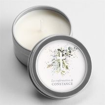 Bougie confirmation Souffle argent