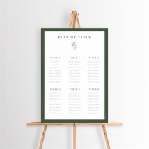 Plan de table mariage C'est noël ! personnalisable - 29,7 x 42 cm - Monfairepart