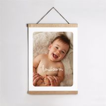 Affiche naissance Grand Bonheur personnalisable - 29,7 x 42 cm - Monfairepart