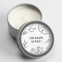 Bougie mariage Pas le choix argent personnalisable - 5 cm, 2,5 cm de hauteur - Monfairepart