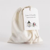 Pochon mariage Jolie Devinette personnalisable - 10 cm x 12 cm - Monfairepart