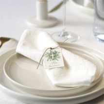 Rond de serviette communion En Grâce personnalisable - 4 x 6 cm - Monfairepart