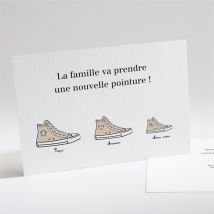 Carte annonce grossesse Les p'tites chaussures