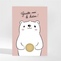 Carte annonce grossesse Humour magnet