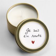 Bougie annonce grossesse Calendrier or