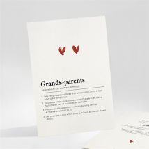 Carte annonce grossesse Grands-parents