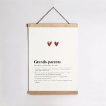 Affiche annonce grossesse Grands-parents