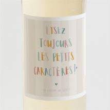 Étiquette bouteille annonce grossesse Originale