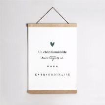 Affiche annonce grossesse Bientôt papa