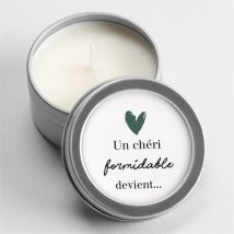 Bougie annonce grossesse Bientôt papa argent