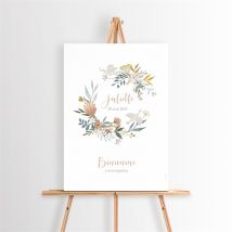 Panneau bienvenue Jungle personnalisable - 29,7 x 42 cm - Monfairepart