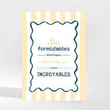 Carte annonce grossesse Tonton magnet