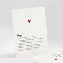 Carte annonce grossesse Papi