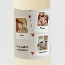 Étiquette bouteille annonce grossesse En images