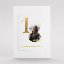 Invitation anniversaire Paillette