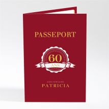 Invitation anniversaire Voyage