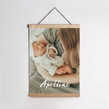 Affiche naissance Mon joli prénom personnalisable - 29,7 x 42 cm - Monfairepart