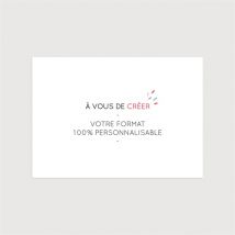 Affiche naissance Affiche à créer personnalisable - 42 x 29,7 cm - Monfairepart