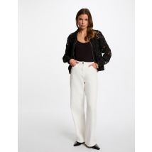 Blouson court dentelle noir femme - Vestes - Morgan