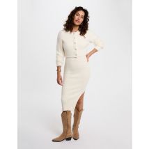 Robe 2-en-1 cintrée ivoire femme - Robes - Morgan