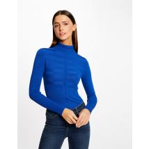 Nauwsluitende coltrui bleu vrouw - Truien - Morgan