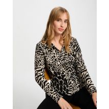 Getailleerd overhemd met reverskraag meerkleurig vrouw - Tops en T-shirts - Morgan