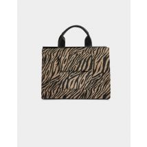 Shopper mit Zebramuster mehrfarbig damen - Lederwaren - Morgan